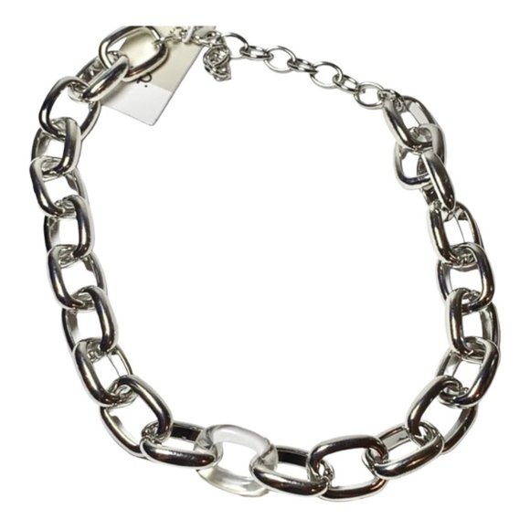 bp Jewelry New Bp Chunky Silver Link Chain Necklace Poshmark